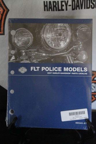 Harley davidson 2007 flt police parts catalog 99545--07