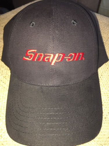 Snap-on black baseball style cap &gt;brand spanking new&lt;