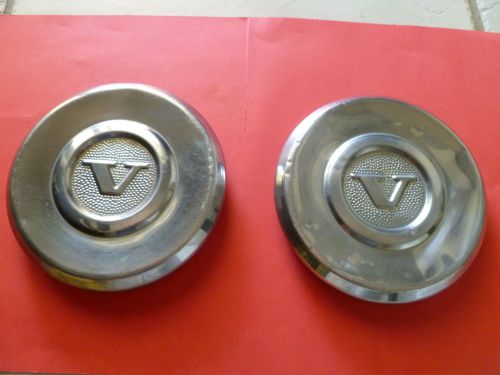 1950s 1960s 1970s volvo hub caps set of 2 original hubcaps approx 6&#034; rat rod