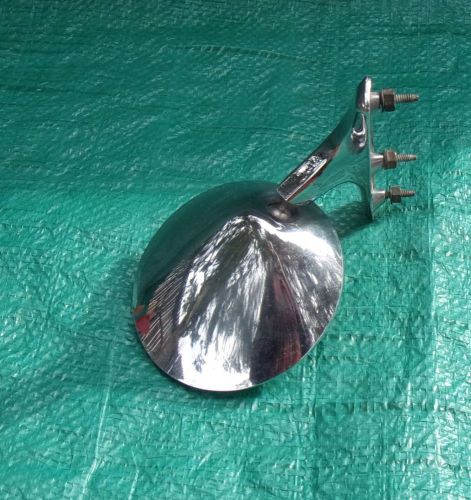 Vintage auto mirror ford falcon mustang good chrome universal