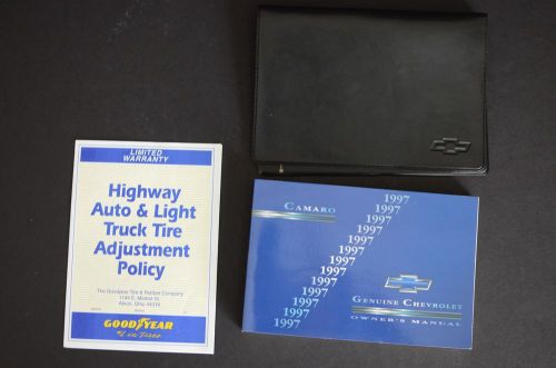 1997 97 chevrolet chevy camaro owners manual, complete, near new, l7a