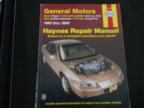 Haynes repair manual- gm-1988-99-manual# 38010
