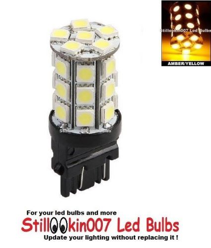 1 - 27 led amber / yellow bulb 3056, 3057, 3156, 3157, 3356, 3357, t25