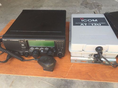 Icom 700pro ssb radio with icom 130 tuner