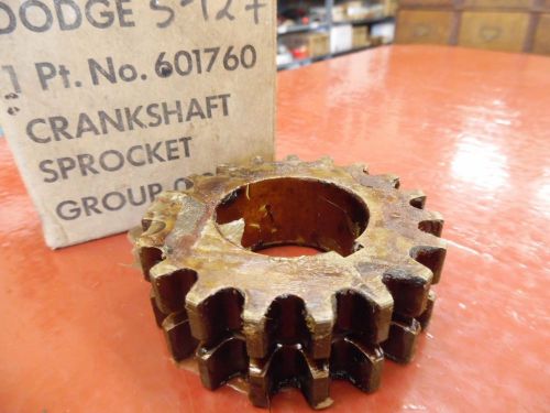 1933 34 35 36 37 38 39 40 41 42 dodge crankshaft timing sprocket nos #601760