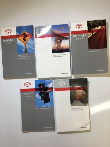 2015 toyota 4runner  owners manual. new!! free same day shipping #0141
