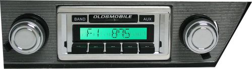 1970-1972 oldsmobile cutlass 442 am fm stereo radio usa-230 200 watts aux input_