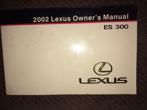 2002 lexus es 300 owners manual
