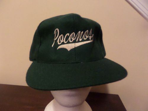 Viintage pocanos baseball cap new .one size green