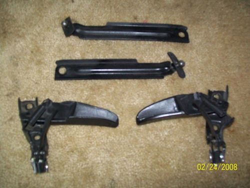 1971-1976 cadillac/gm convertible(l &amp; r) top latches w/2nd bow pivot bracket