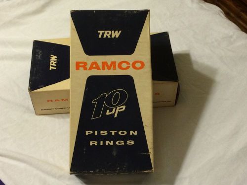 Trw / ramco new old stock vintage piston rings set #7723. std fits 1957 ply 301