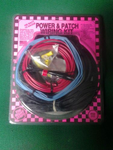 The right stuff power and patch wiring kit