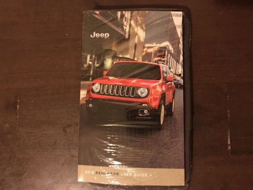 2016  jeep renegade owners manual / users guide - new sealed