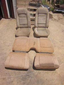 Pontiac trans am seats front bucket seats rear seat camaro firebird j4183