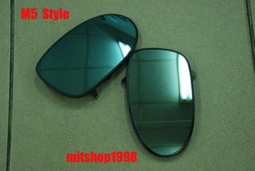 Bmw m5 style side view mirrors glass-single side