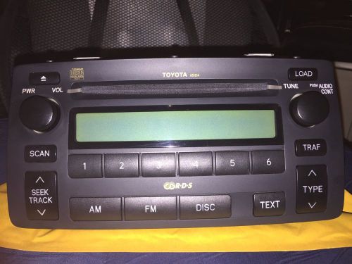 Toyota corolla radio cd player 2006- model number 86120-02440 like new