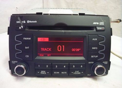 11 12 13 kia sorento radio cd mp3 bluetooth sirius player 96140-1u200 jj9614