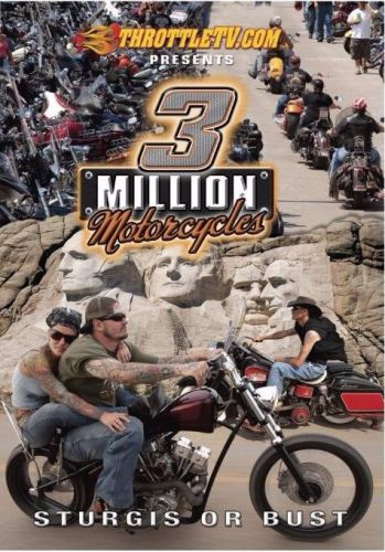 3 million motorcycles sturgis or bust new dvd biker rally harley 1%er
