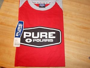 Pure polaris long sleeve racing snowmobile atv shirt xxl