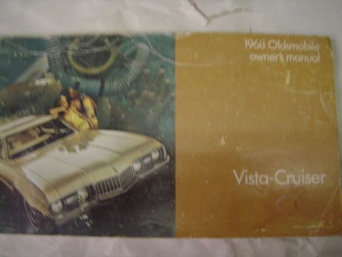 1968 oldsmobile vista cruiser original owners mauual used free shipping