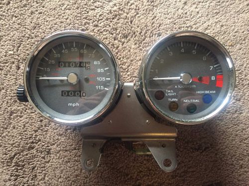 Original honda gb500 89&#039; tach and speedometer (1078 original miles)