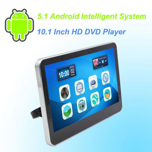 Car headrest dvd player android 5.1 hd 10.1 inch monitor hd quad core - 1 pcs