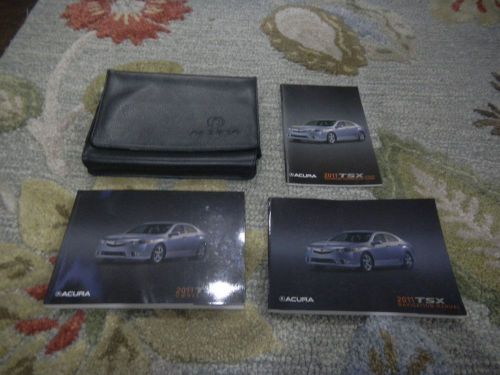 2011 acura tsx owners manual set + free shipping