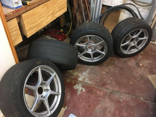 Bmw e36 m3 track wheels and race tires kosei k1 with bfg r1