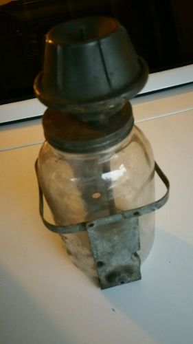 Jaguar mk 9 glass water aquire bottle with vacuum pump and mount