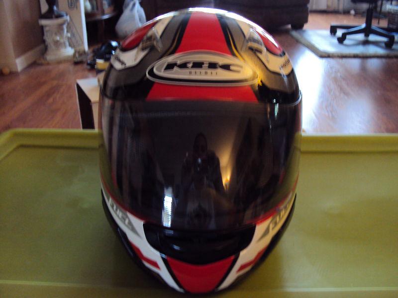 Nice red/blk/gray/white colors "kbc motor tk-8 racing motorcycle helmet w/shield