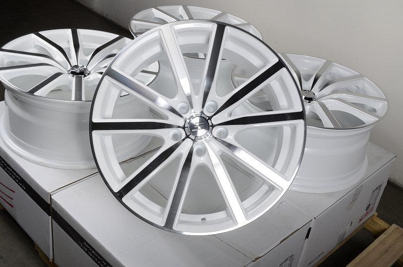 18" effect wheels rims 5x114.3 acura cl tl tsx rsx caravan mustang accord civic