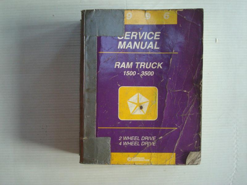 1996 dodge ram 1500 - 3500 truck service manual