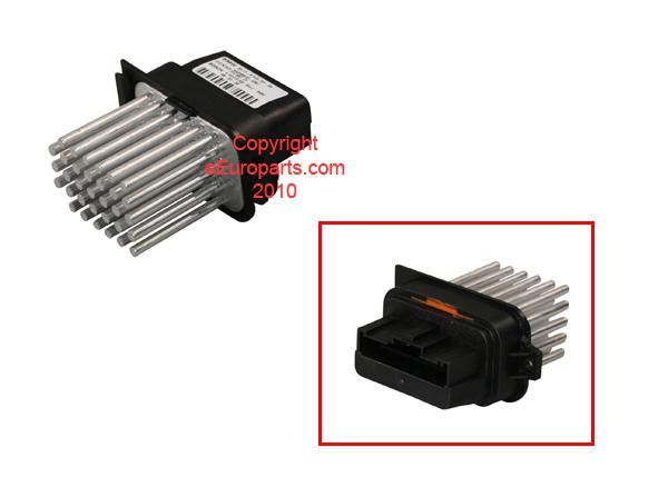 New genuine bmw heater fan motor resistor 64116927600
