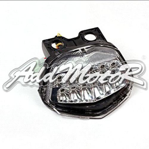 For zx250r 08-10 2008-2010 motorcycle led lamp brake holder tail light clear