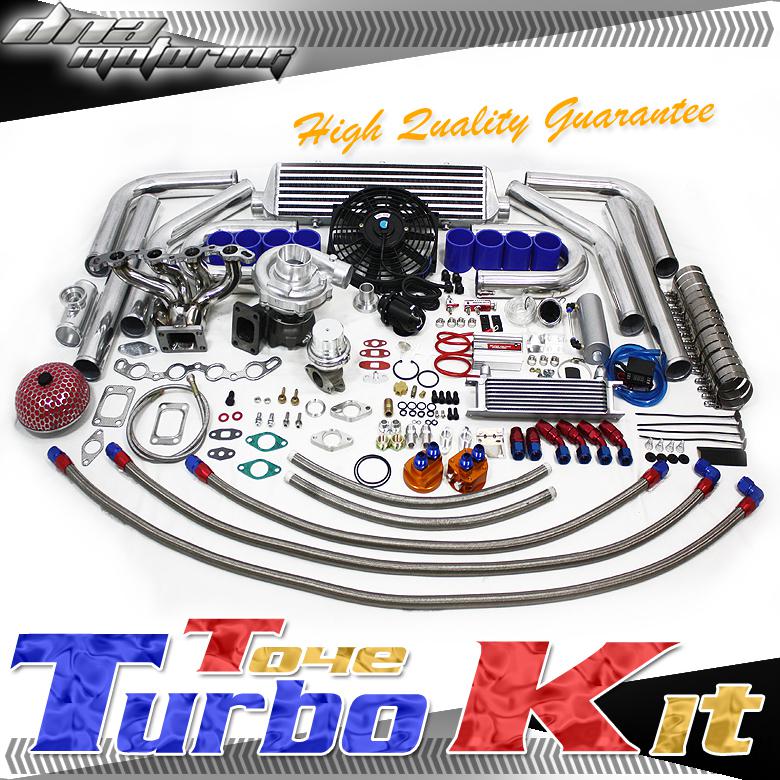 360hp+ t3/t04e turbo/charger kit 4age ae86 corolla psi 