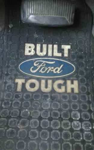 Set of 2 built ford tough floormats