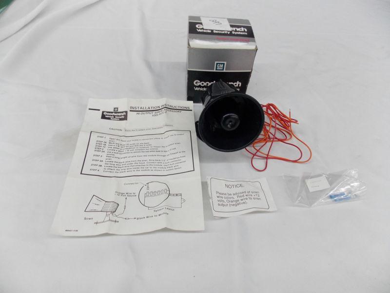 1980's 1990's gm security system  siren nos new old stock 999401 no reserve !!!