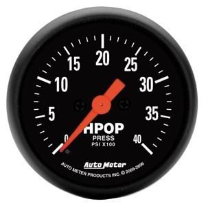 Autometer 2in. hpop press; 0-4k psi; fse; powerstroke