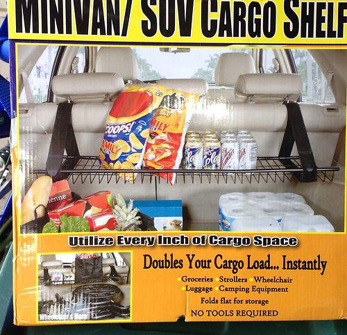 Car minivan suv cargo shelf organizer new