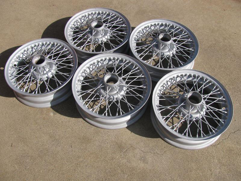 Austin healey/ mga/triumph tr2/tr3/tr4/ refurbished15x4inchwire wheels