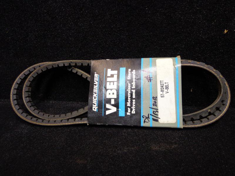 Water pump drive belt #812427t mercury/mercruiser 1988-1997 sterndrive #1