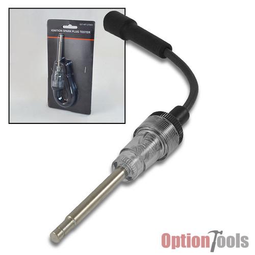 Inline spark plug tester w/light auto motor engine diagnositc bad spark checker