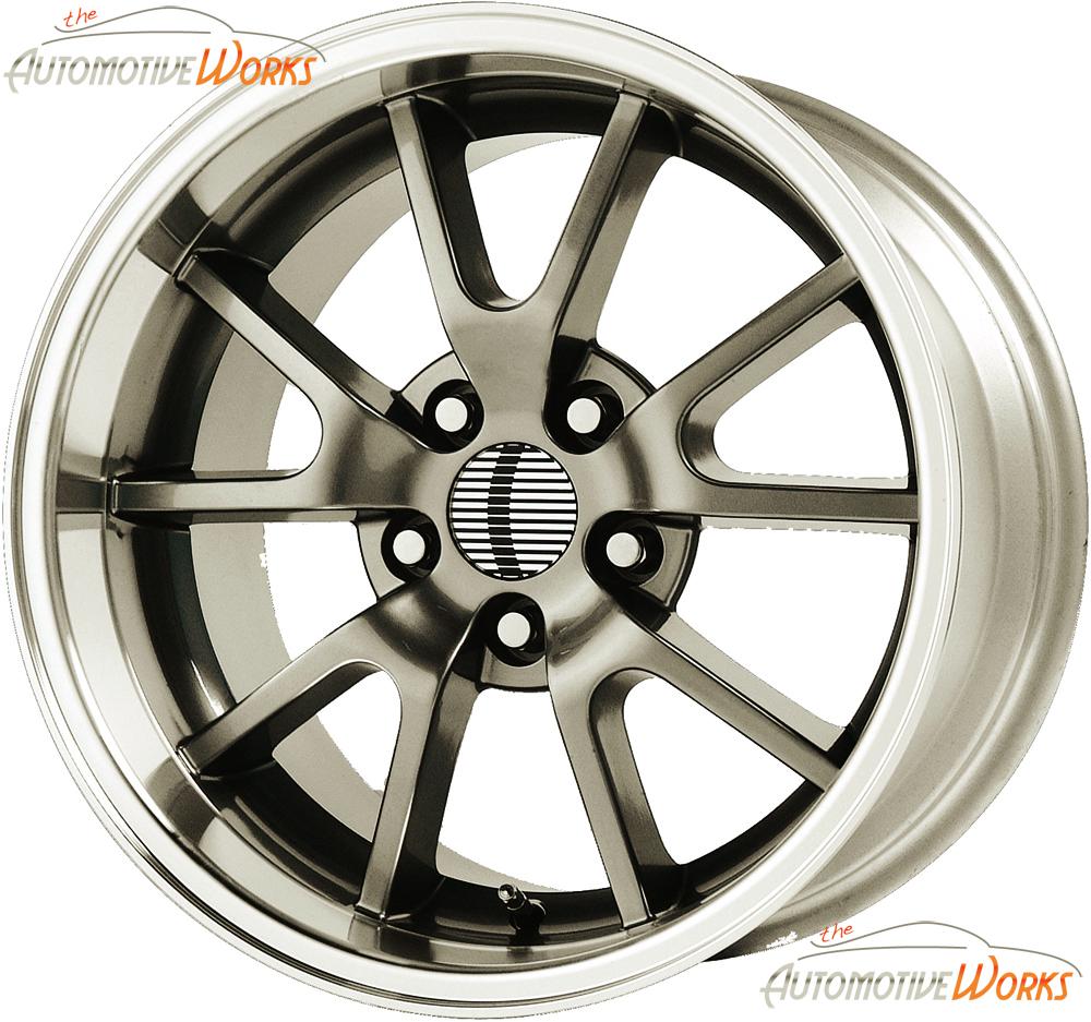 1 - 17x10.5 replica mustang fr500 5x114.3 5x4.5 +27mm anthracite wheel inch 17"
