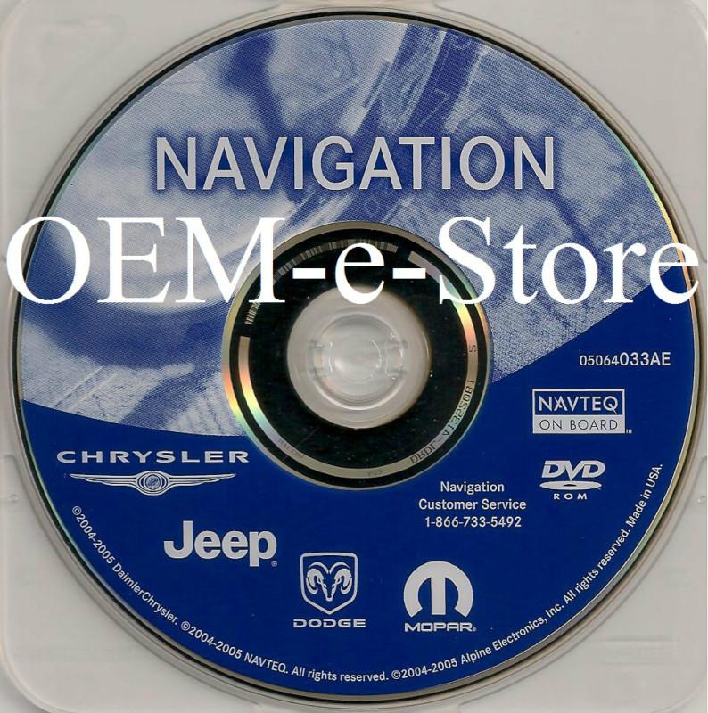 2004 2005 2006 2007 2008 chrysler pacifica touring limited navigation dvd map ae