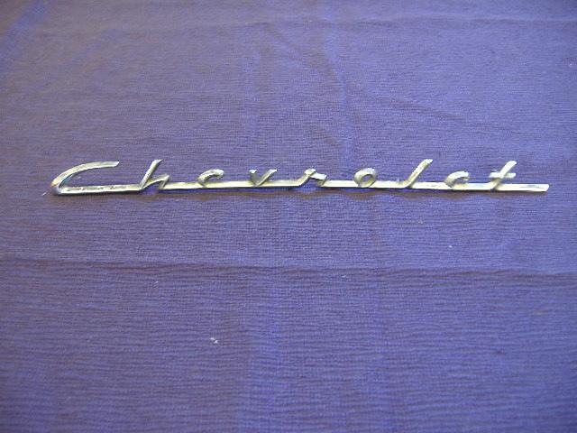 1965 chevrolet  name plate
