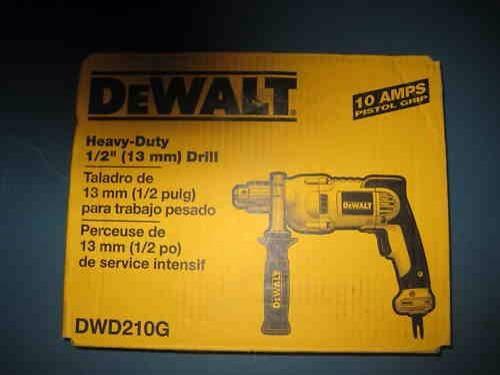 Dewalt #dwd210g heavy duty 1/2" electric drill 10 amps. new
