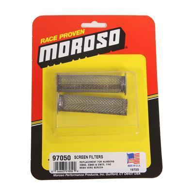 Moroso 97050 filter element for in-line screened oil filters #23850/23860/23970