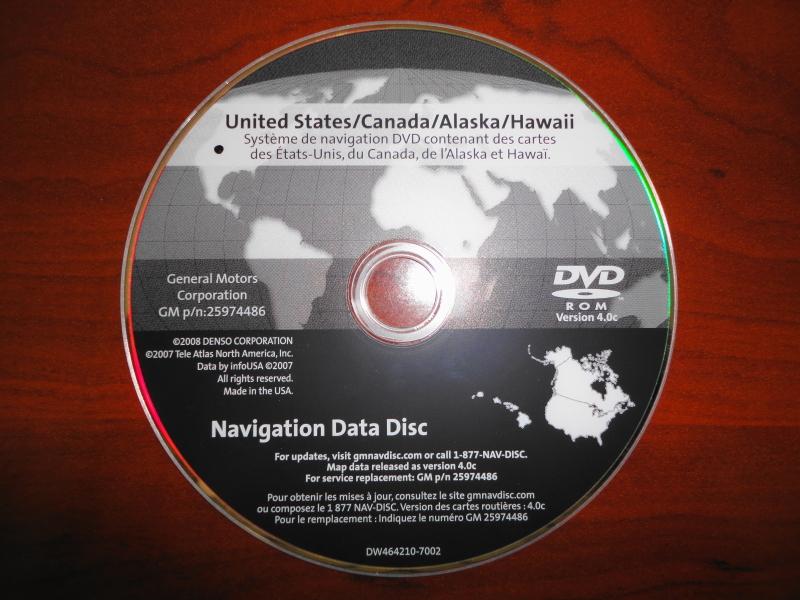 4.0c update for 2007-2010 avalanche suburban silverado srx navigation dvd disc 