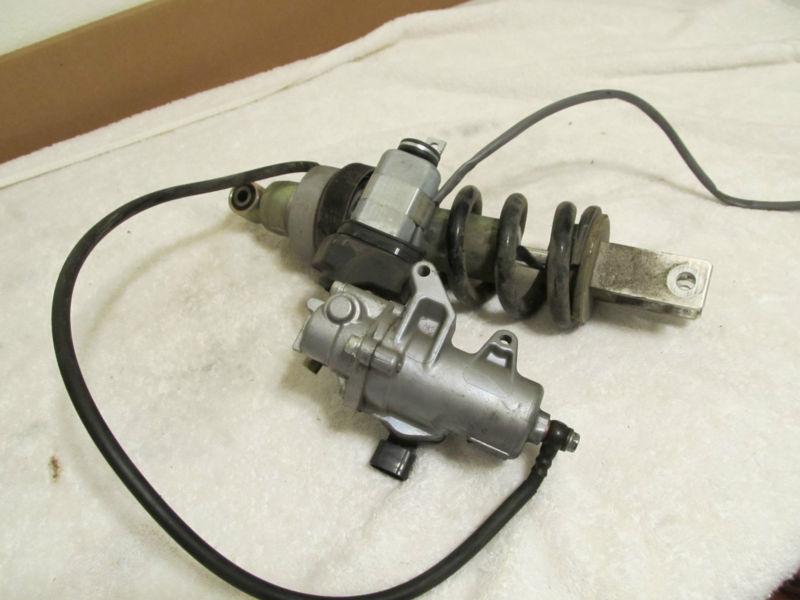 2001-2010 honda goldwing gl1800 hyd rear suspension shock & motor complete