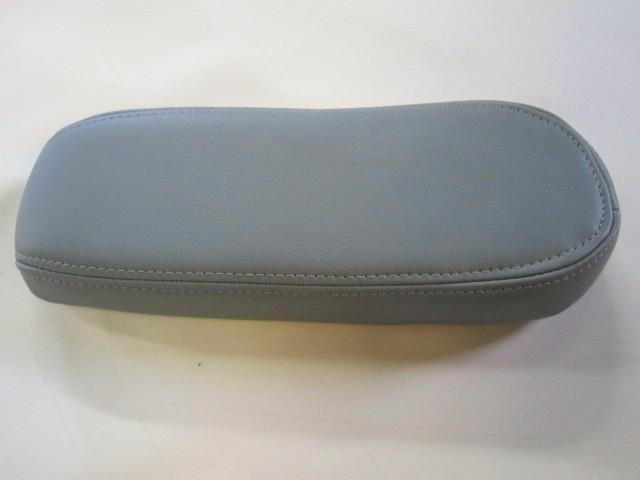 02 03 ford f-250 f-350 lariat *driver or passenger leather armrest cover gray*